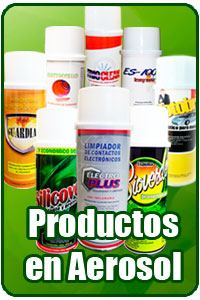 Productos qumicos en Aerosol