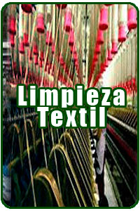 Productos quimicos para la Limpieza de textiles